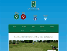 Tablet Screenshot of crumlincreek.com